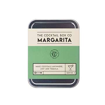 The Cocktail Box - Margarita Cocktail Kit - Make Premium Hand Crafted Cocktails. Gifts for Him or Her - 1 Kit