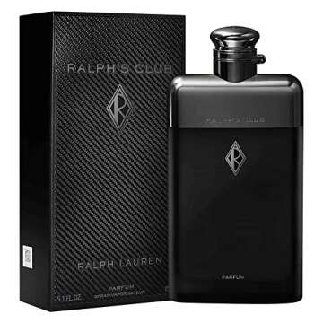 Ralph Lauren FRAGRANCES Ralph's Club - Parfum - Men's Cologne - Woody & Ambery - With Lavandin, Vetiver, Cardamom, and Patchouli - Intense Fragrance - 5.1 Fl Oz