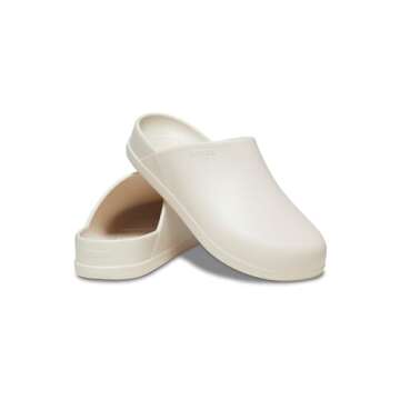 Shop Crocs Unisex Dylan Clogs in Stucco, Size 6W/4M