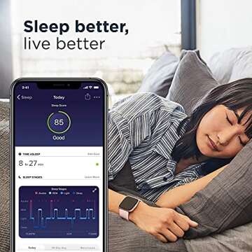 Renewed Fitbit Versa 2 Smartwatch with Heart Rate Tracking
