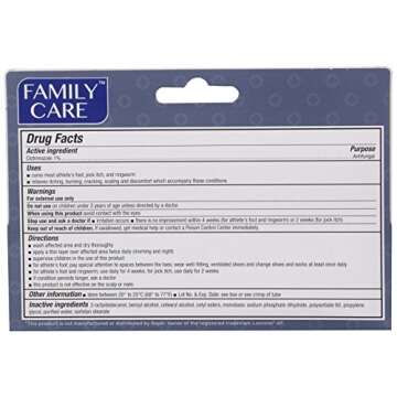 Family Care Clotrimazole Anti Fungal Cream, 1% USP Compare to Lotrimin 1oz. (Pack of 3)