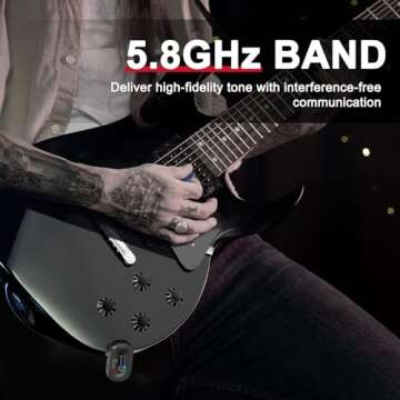 Xvive A58 Wireless Guitar System for Seamless Sound