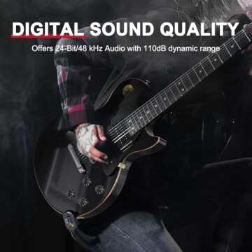 Xvive A58 Wireless Guitar System for Seamless Sound