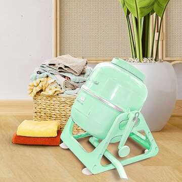 WonderWash Portable Manual Clothes Washer - Mint Green