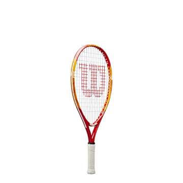 Wilson US Open 21 Junior/Youth Recreational Tennis Racket, Red/Yellow