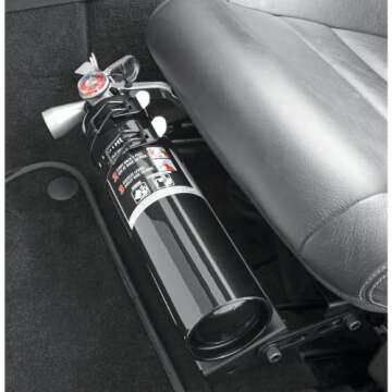 H3R Performance HalGuard Clean Agent Car Fire Extinguisher - 1.4 lb. Chrome (HG100C)