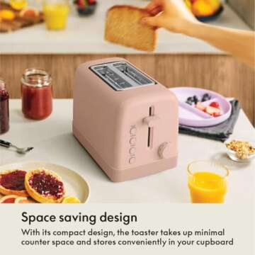 Bella Blossom 2 Slice Toaster - Stylish & Functional