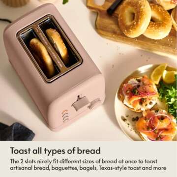 Bella Blossom 2 Slice Toaster - Stylish & Functional