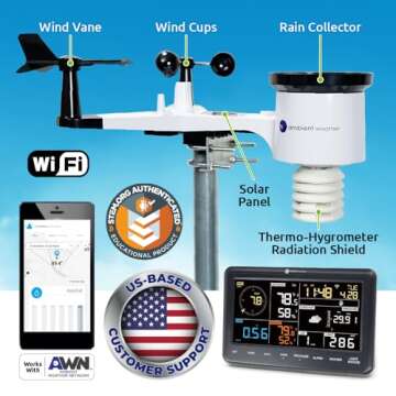 Ambient Weather WS-2902: Smart Weather Station with WiFi & Forecast