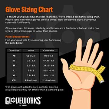 GLOVEWORKS HD Orange Nitrile Gloves - 100 Count