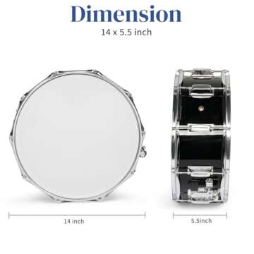 Ktaxon 14x5.5 Snare Drum Set for Beginners