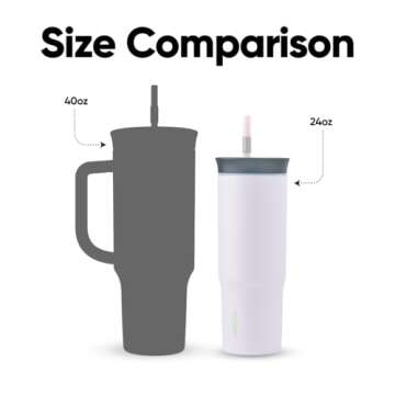 Owala 24 oz Insulated Tumbler with Straw - Bunny Hop