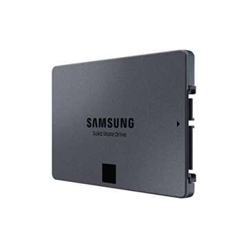 SAMSUNG 870 QVO SATA III SSD 1TB 2.5" Internal Solid State Drive, Upgrade Desktop PC or Laptop Memory and Storage for IT Pros, Creators, Everyday Users, MZ-77Q1T0B