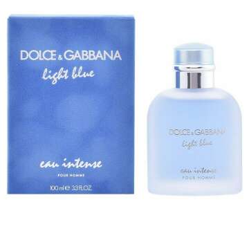 D&G Light Blue Intense EDP Spray, 3.3 Fl Oz