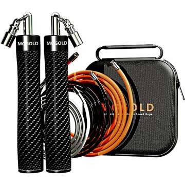 Weighted Jump Rope – Adjustable & Interchangeable Heavy Ropes for All