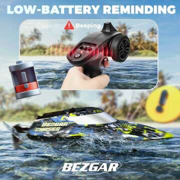 BEZGAR TX123 Fast RC Boat Perfect for Kids