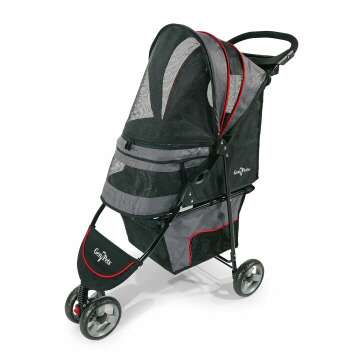 Gen7Pets Regal Plus Dog Stroller - Gray Shadow Pet Stroller for Comfortable Walks