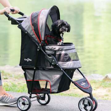 Gen7Pets Regal Plus Dog Stroller in Gray Shadow