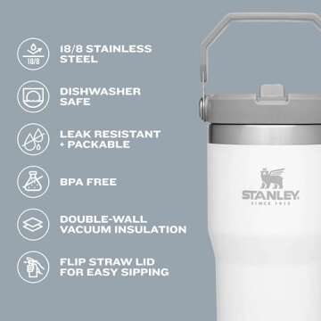 Stanley IceFlow Tumbler - Insulated Stainless Steel Cup