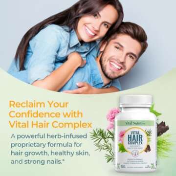 VITAL NUTRITIVE Hair Growth Vitamins for Men & Women