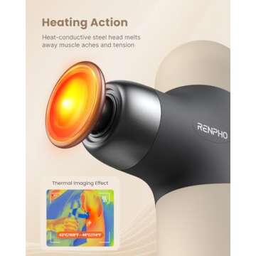 RENPHO Mini Thermal Massage Gun - Compact & Effective