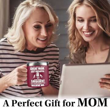 LIZAVY Christmas Gifts for Mom from Daughter, Son - Mom Christmas Gifts, Mom Gifts for Christmas - Mom Birthday Gifts, Birthday Gifts for Mom, New Mom - Mom Gifts Gifts for Women - Mom Mug 14Oz