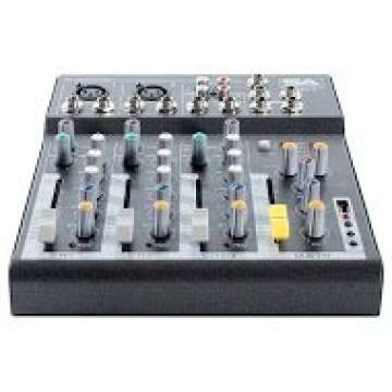 Seismic Audio - Slider4 - 4 Channel Mixer Console with USB Interface