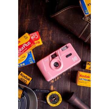 KODAK M35 35mm Reusable Film Camera Pink Iconic Retro Lomo Kodak M35 Pink