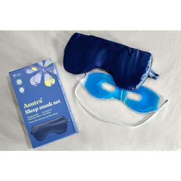 Silk Eye Pillow & Weighted Neck Wrap Bundle