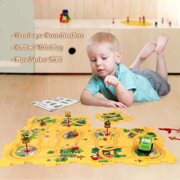 XAZASTOV Floor Puzzles: Perfect Birthday Gift for Kids 3-6