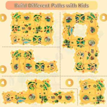 XAZASTOV Floor Puzzles: Perfect Birthday Gift for Kids 3-6