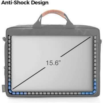 tomtoc 15.6 Inch Laptop Shoulder Bag
