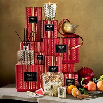 NEST New York Holiday Classic Candle & Reed Diffuser Set, Multicolour