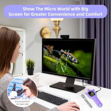 Kids Digital Microscope for Ages 3-8 - Fun Science!