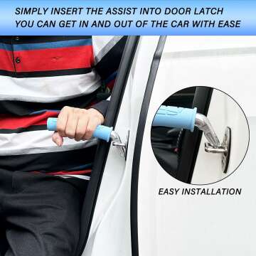 Car Door Assist Handle for Seniors - 2 Pack Support