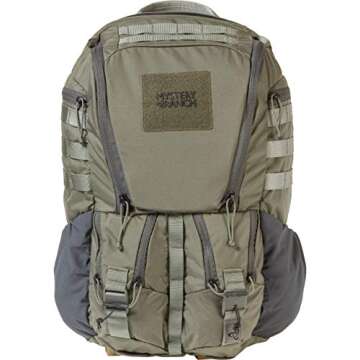 Mystery Ranch Rip Ruck 32 Backpack - Military Inspired Tactical Pack, L/XL, Foliage