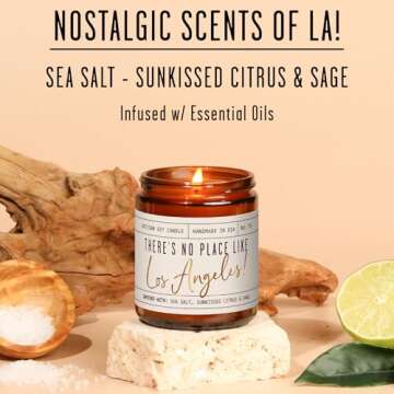 There's No Place Like Los Angeles Candle - Jasmine, Coastal Sage & Sea Salt