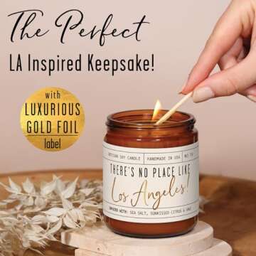 Los Angeles Coastal Candle Gift - 9oz 50Hr Burn