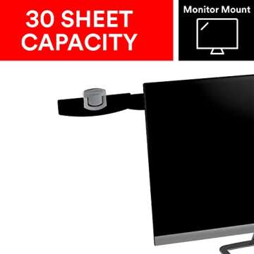 3M Document Clip with 30 Sheet Capacity - Black