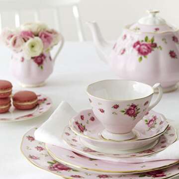 Royal Albert New Country Roses Pink 5-Piece Place Setting