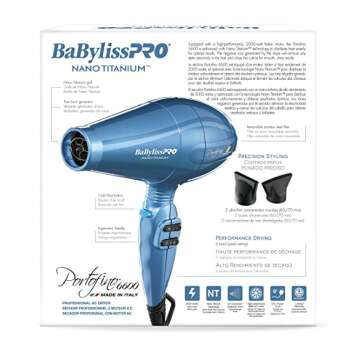 BaBylissPRO 2000W Nano Titanium Hair Dryer