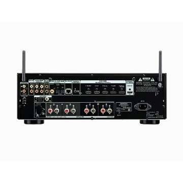 Denon DRA-800H 2-Channel Stereo Network Receiver for Home Theater, Hi-Fi Amplification, Connects to All Audio Sources, HDCP 2.3 Processing, Compatible with Amazon Alexa