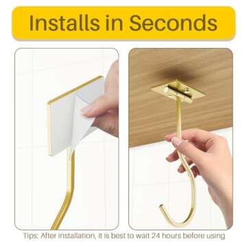 Self Adhesive Banana Hook - 2-Pack Hanger Solution