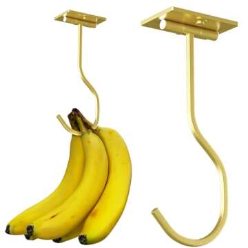 Self Adhesive Banana Hook - 2-Pack Hanger Solution