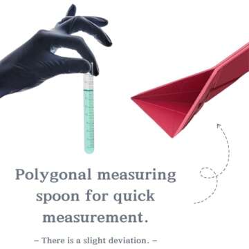 Polygons Flat 3-in-1 Measuring Spoons Set - 2 Spoons with 6 Sizes