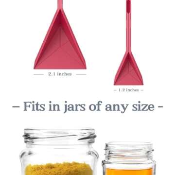 3-in-1 Measuring Spoon Set - 2 Spoons with 6 Sizes