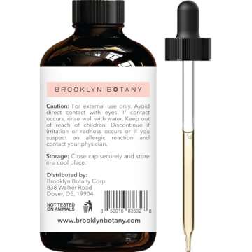 Brooklyn Botany Peppermint Essential Oil - Huge 4 Fl Oz - 100% Pure and Natural - Premium Grade with Dropper - for Aromatherapy and Diffuser