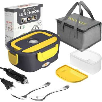 Upgraded Electric Lunch Box - 60W Portable Food Heater