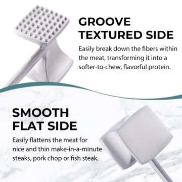 KITEXPERT Meat Tenderizer Hammer for Easy Cooking