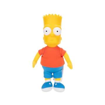 Disney The Simpsons Bart Plush Features Soft Fabric Body with Sculpted Head Officially Licensed